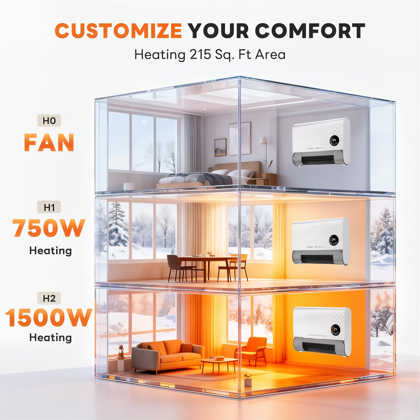 Mirela Smart Wall Heater
